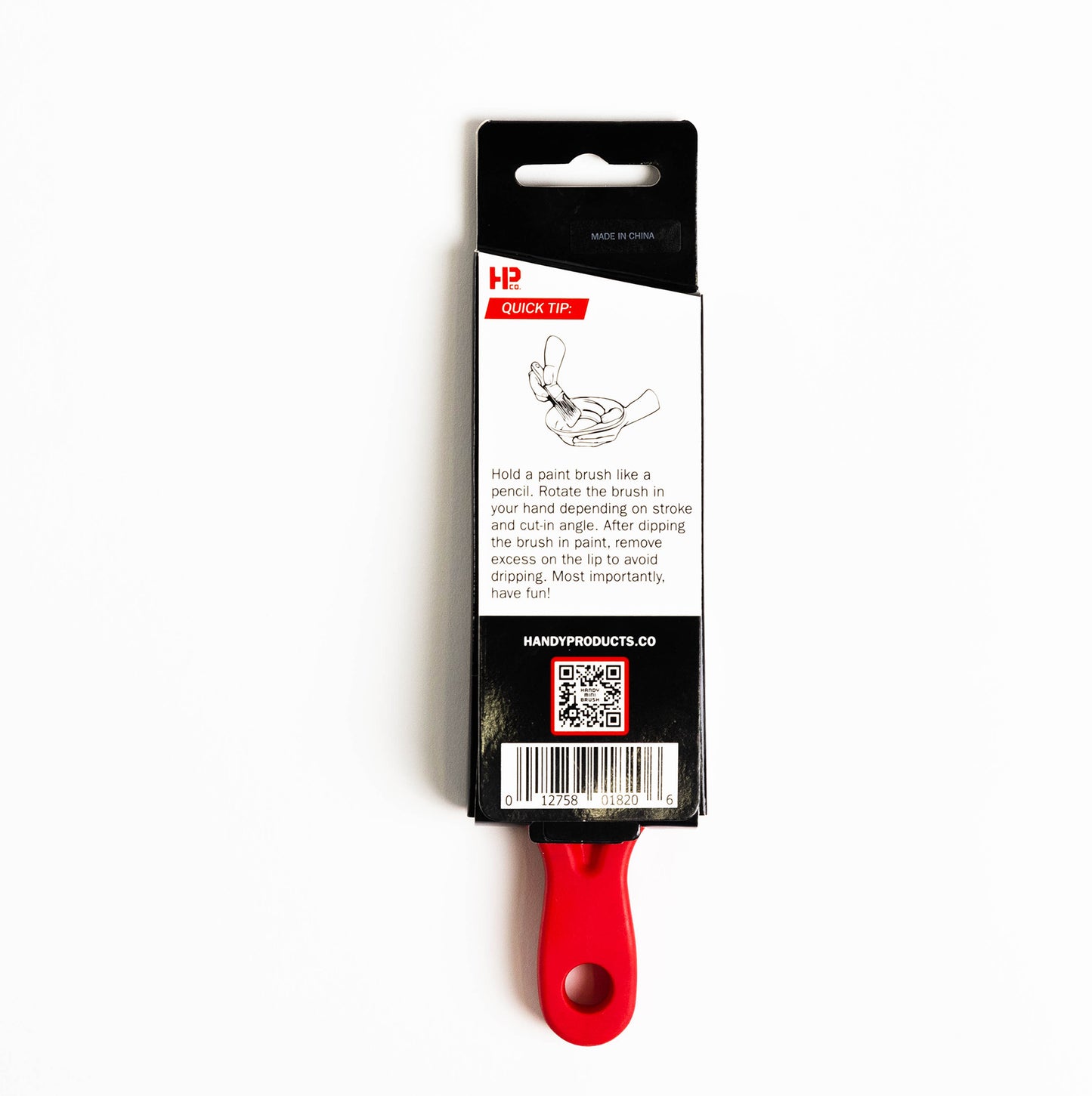 Handy Paint Pail Kit- Includes Handy Paint Pail, 6 Disposable Liners, Snap-On Lid & 2" Angled Mini-Brush-Perfect for Trim, Cut-ins, and Small Painting Projects