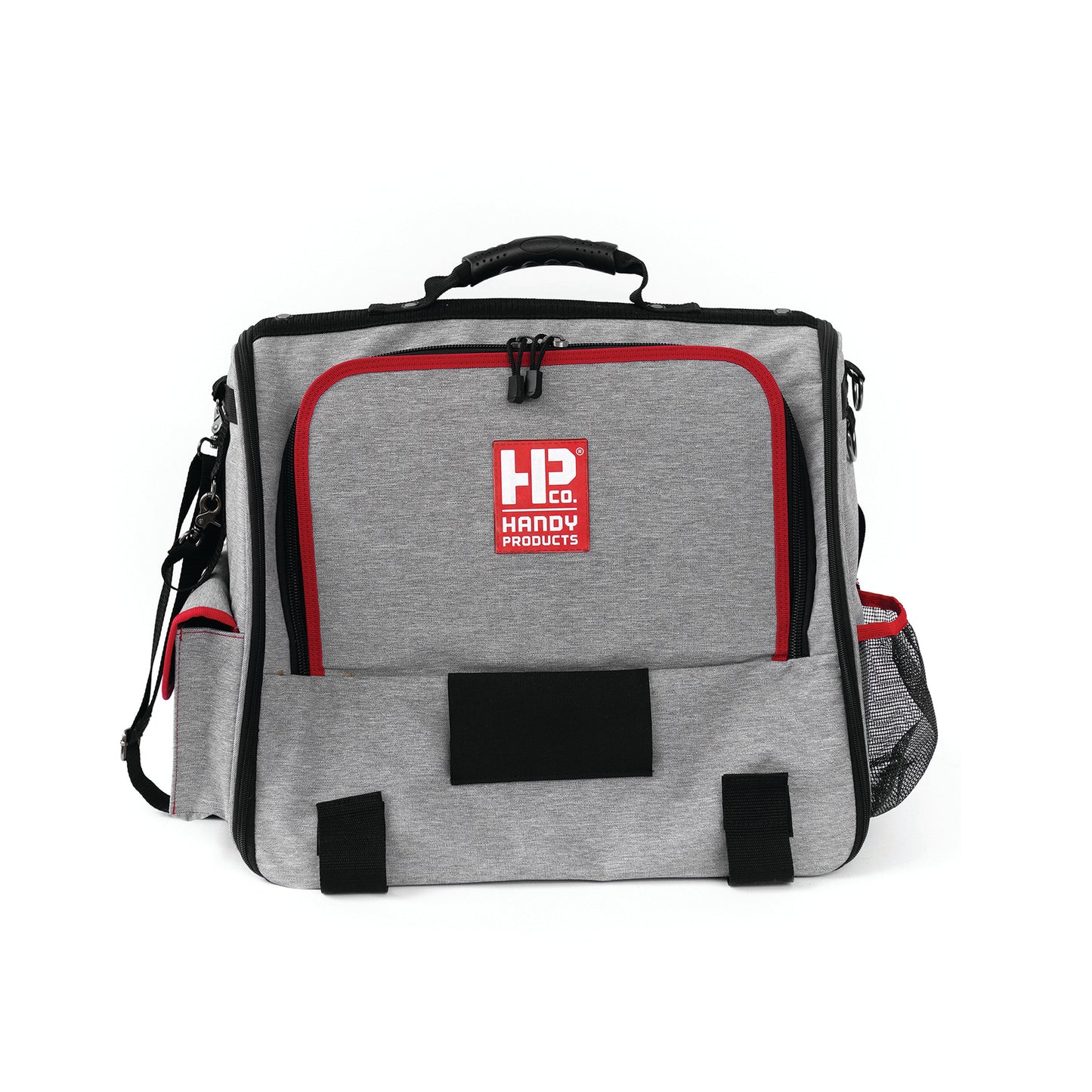 Handy Tool Bag Deluxe – Tool Tote Organizer | Water-Resistant, Reinforced Base, Padded Shoulder Strap | Ideal for Electricians, Contractors, DIYers