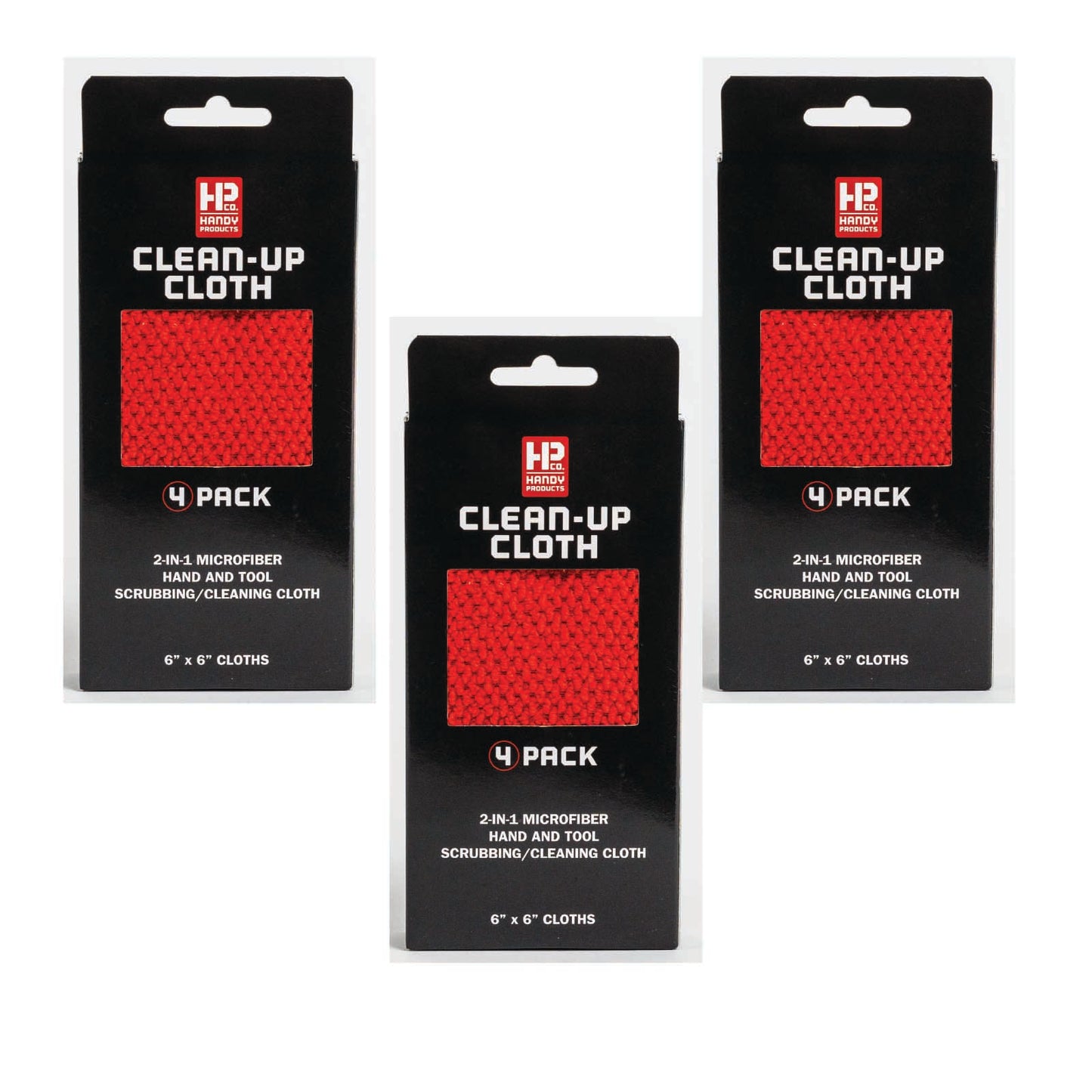 Handy Clean-Up Cloth - 3 packs