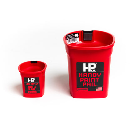 Handy Paint Pail Mini Pail- 3 Pack – Qty 3 10 oz Mini Bucket for Organizing, Crafting, or Decorating – Plastic Collectible Bucket for Desk, Home, or Jobsite Fun