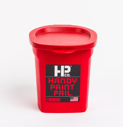Handy Paint Pail Kit- Includes Handy Paint Pail, 6 Disposable Liners, Snap-On Lid & 2" Angled Mini-Brush-Perfect for Trim, Cut-ins, and Small Painting Projects
