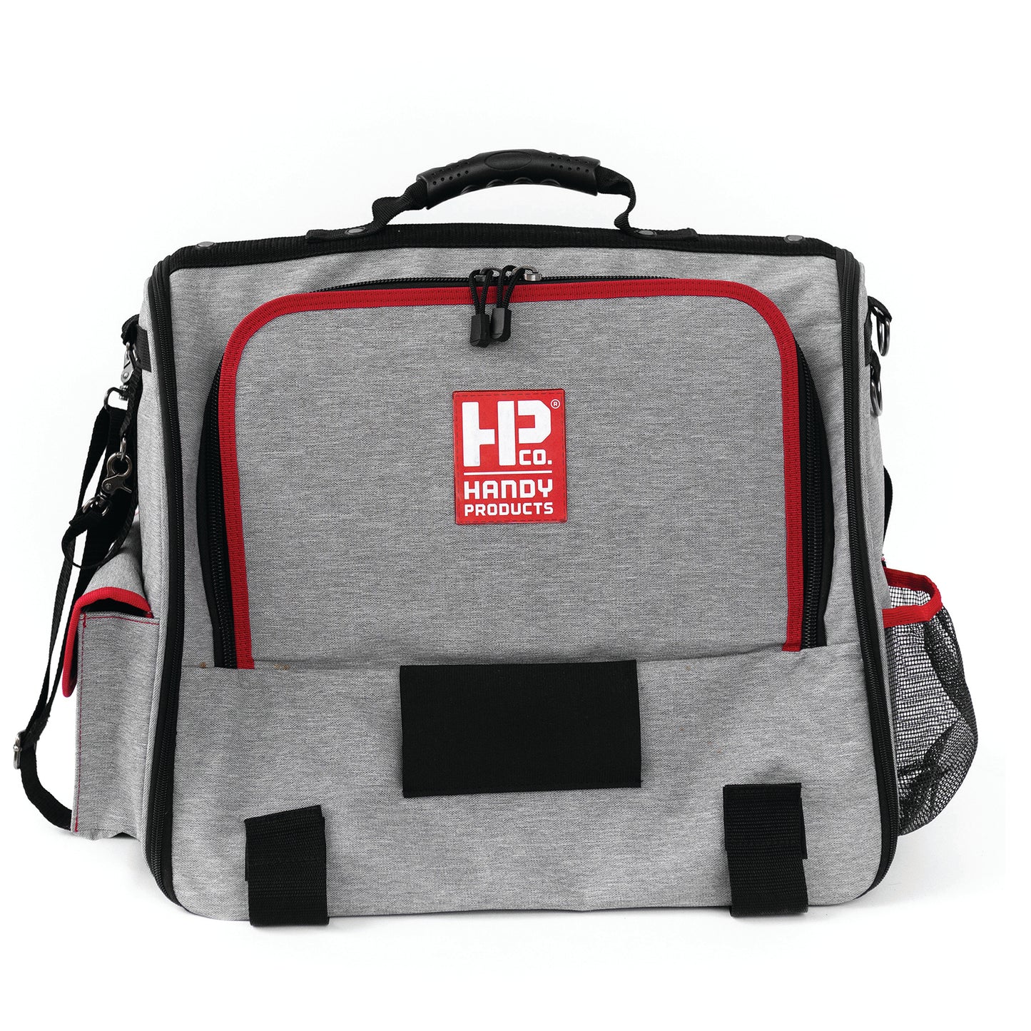 Handy Tool Bag Deluxe – Tool Tote Organizer | Water-Resistant, Reinforced Base, Padded Shoulder Strap | Ideal for Electricians, Contractors, DIYers