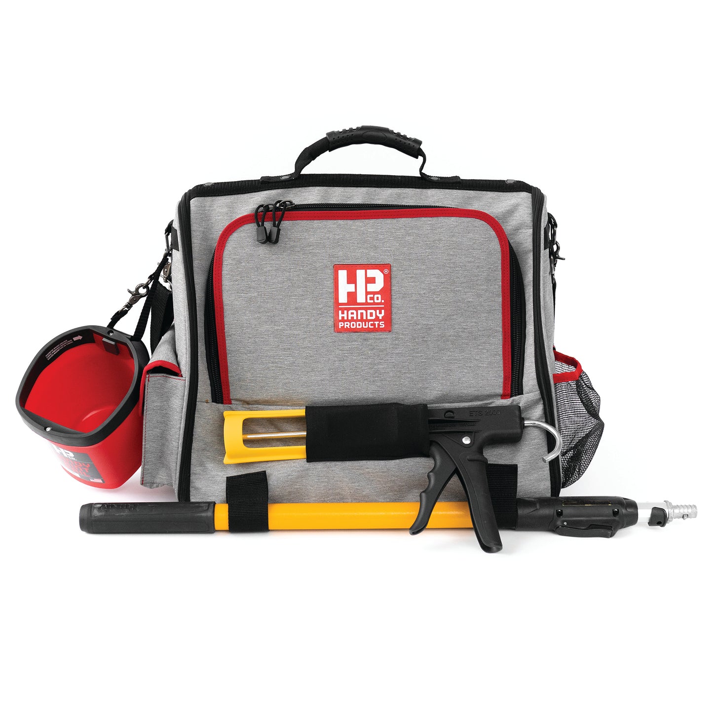 Handy Tool Bag Deluxe – Tool Tote Organizer | Water-Resistant, Reinforced Base, Padded Shoulder Strap | Ideal for Electricians, Contractors, DIYers